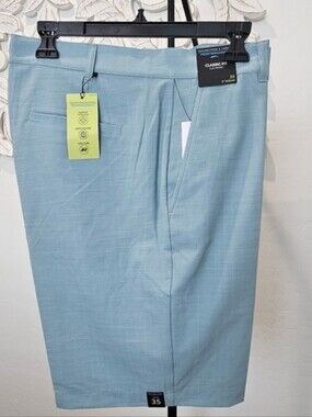 Roundtree & Yorke Men's Blue/Green Performance Golf Shorts Sz 30 32 34 35 & 38